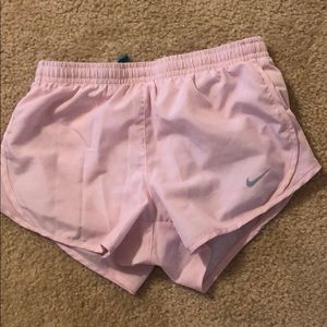 Pink Nike shorts